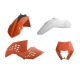 Kit plastiques POLISPORT - couleur origine (08-11) KTM