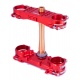 Té de fourche XTRIG Rocs Tech Offset 22 mm - rouge Honda CRF250R/450R