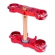 Té de fourche XTRIG Rocs Tech Offset 22 mm - rouge Honda CRF250R/450R