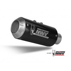 Ligne complète MIVV MK3 - carbone/inox Aprilia