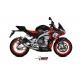 Ligne complète MIVV MK3 - carbone/inox Aprilia