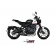 Ligne complète MIVV Delta Race Steel Black/carbone - Triumph Trident 660