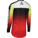 Maillot enfant ANSWER A22 Syncron Prism rouge/jaune fluo taille XS