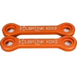 Kit de rabaissement de selle KOUBALINK (41.3 mm) orange - Kawasaki KD200 / 220