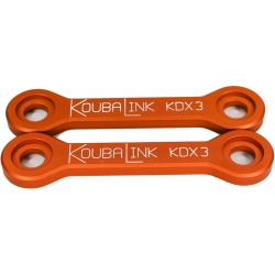 Kit de rabaissement de selle KOUBALINK (57.2 mm) orange - Kawasaki KDX200 / 250