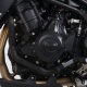 Couvre-carter gauche R&G RACING noir - Triumph Trident 660