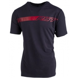 T-Shirt RST Fade - bleu navy/rouge taille S