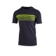 T-Shirt RST Gravel - bleu navy/vert citron taille S