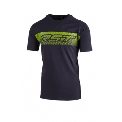 T-Shirt RST Gravel - bleu navy/vert citron taille M