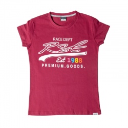 T-shirt femme RST Premium Goods - blanc/bordeaux taille 3XL