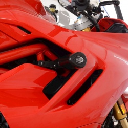 Tampons de protection R&G RACING Aero (sans perçage) - noir Ducati Supersport 950 (S)