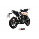 Silencieux MIVV MK3 Slip-On acier inoxydable noir - KTM 125 / 390 Duke