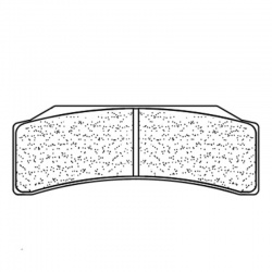 Plaquettes de frein CL BRAKES Racing métal fritté - 1251C60