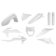 Kit plastique POLISPORT blanc - KTM EXC/EXC-F