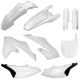 Kit plastiques POLISPORT blanc - Yamaha YZ 65 (19-22)