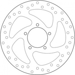 Disque de frein BREMBO Série Oro fixe - 68B407P6