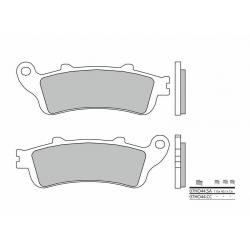 Plaquettes de frein BREMBO route carbone céramique - 07HO44CC