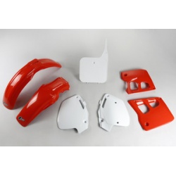 Kit plastique complet OEM 90 UFO - Rouge/Blanc