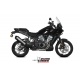 Silencieux MIVV Speed Edge inox noir brossé/casquette carbone - Harley Davidson Pan America
