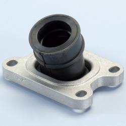 Polini intake manifold with 21 mm inlet for Minarelli AM6-Derbi engines (215.0427)