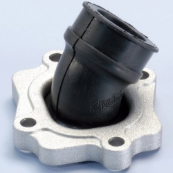 Polini intake manifold for Yamaha/Minarelli horizontal engines, Ø21 mm (215.0425)