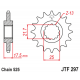 Pignon JT SPROCKETS acier anti-bruit 297 - 525