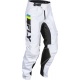 Pantalon FLY RACING Kinetic Prix - blanc/noir/jaune fluo