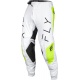 Pantalon FLY RACING Evolution DST - blanc/jaune fluo