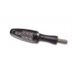 KOSO LED-Indicator Z1 , Black, Smoke, E-mark