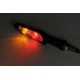 KOSO LED Taillight/indicato INFINITY, Black, Smoke lens