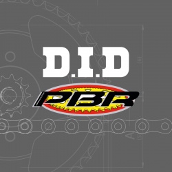 Kit chaîne DID/PBR 428NZ 14/52 standard - couronne standard