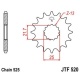 Pignon JT SPROCKETS acier anti-bruit - 525