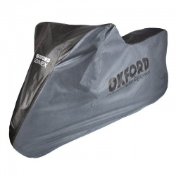 Housse de protection intérieur OXFORD Dormex noir/argent - moto / scooter - XL