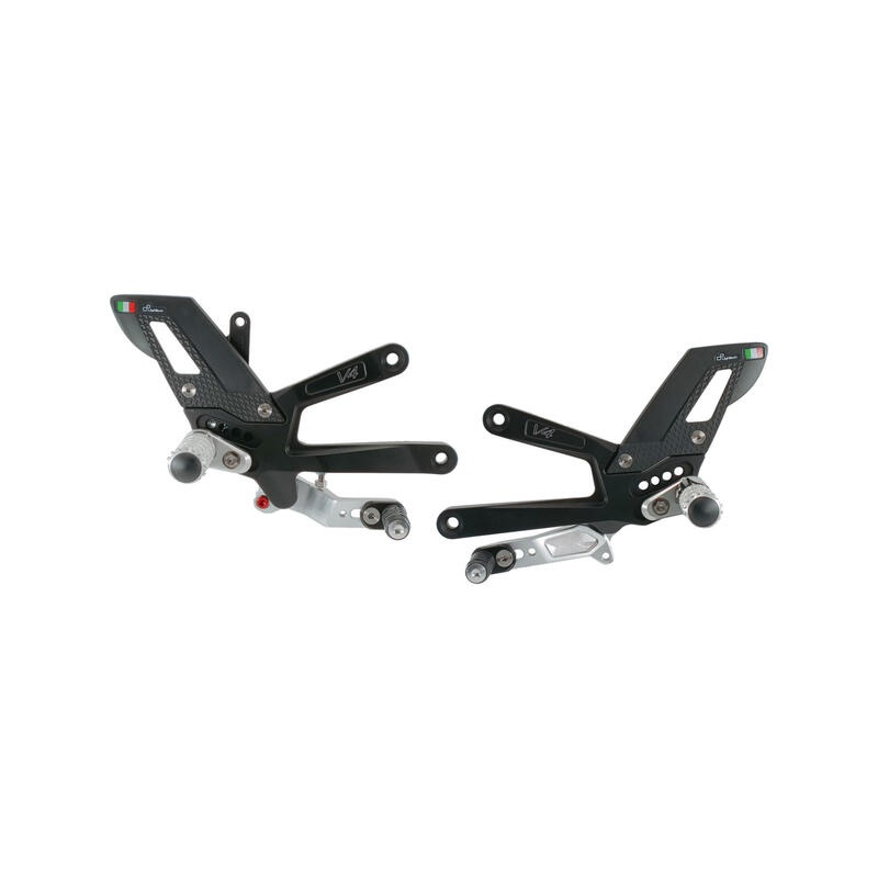 Commandes reculées réglables LIGHTECH repose-pieds repliables