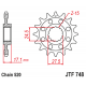 Pignon JT SPROCKETS acier anti-bruit - 520