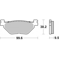 Plaquettes de frein BREMBO carbone céramique - 07YA3908