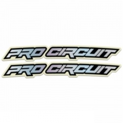 Autocollants de garde-boue avant PRO CIRCUIT Hologram