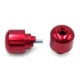 Embouts De Guidon Aluminium V PARTS Honda - Rouge
