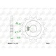 Pignon AFAM acier standard - 520