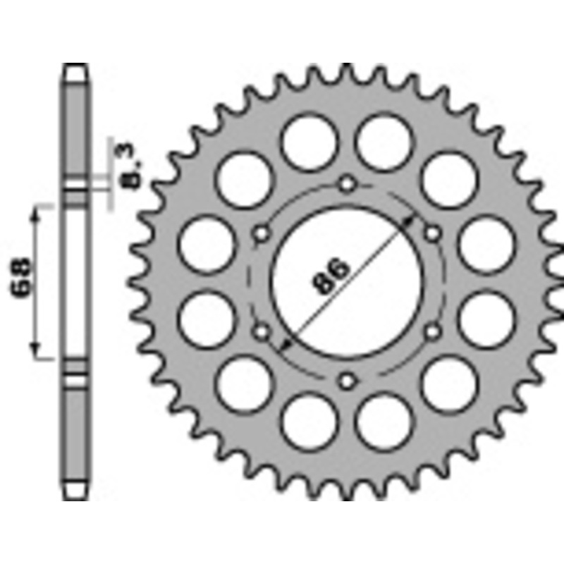 Couronne PBR Acier Standard - 428