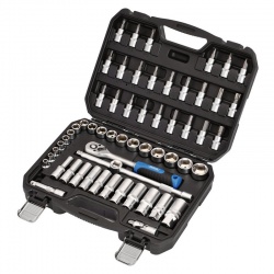 Jeu de douilles et d'embouts métriques DRAPER HI-TORQ®, 3/8" Sq. Dr. (58 pièces)