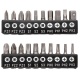 Jeu de douilles et d'embouts métriques DRAPER HI-TORQ® - 1/4" (40 pièces)