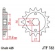 Kit chaîne JT/JT 428HDR 14/37 standard - couronne standard