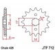 Kit chaîne JT/JT 428HDS 13/62 standard - couronne standard