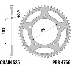 Couronne PBR acier standard - 525