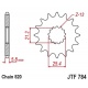 Pignon JT SPROCKETS acier anti-bruit - 520