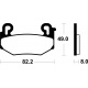 Plaquettes de frein TECNIUM Performance métal fritté - MF504