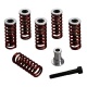 Kit de ressorts d'embrayage REKLUSE Core - 6 ressorts rouges médium