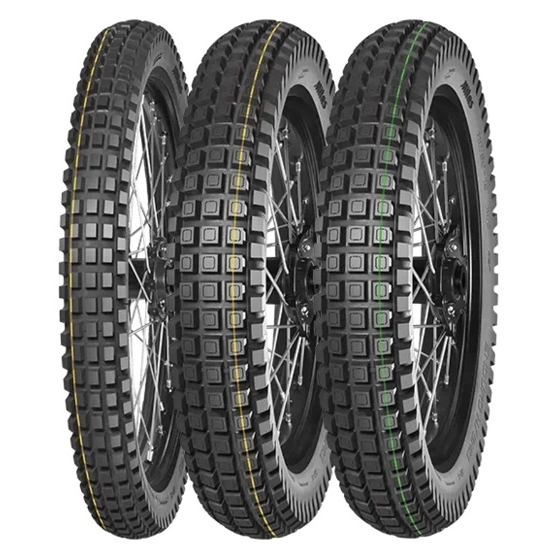 Pneu MITAS ENDURO HYBRID 120/100-18 (4.00-18) 68P TL/TT SUPER LIGHT GREEN M+S