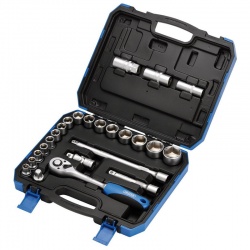 Jeu de douilles métriques DRAPER - 1/2" (24 pièces)